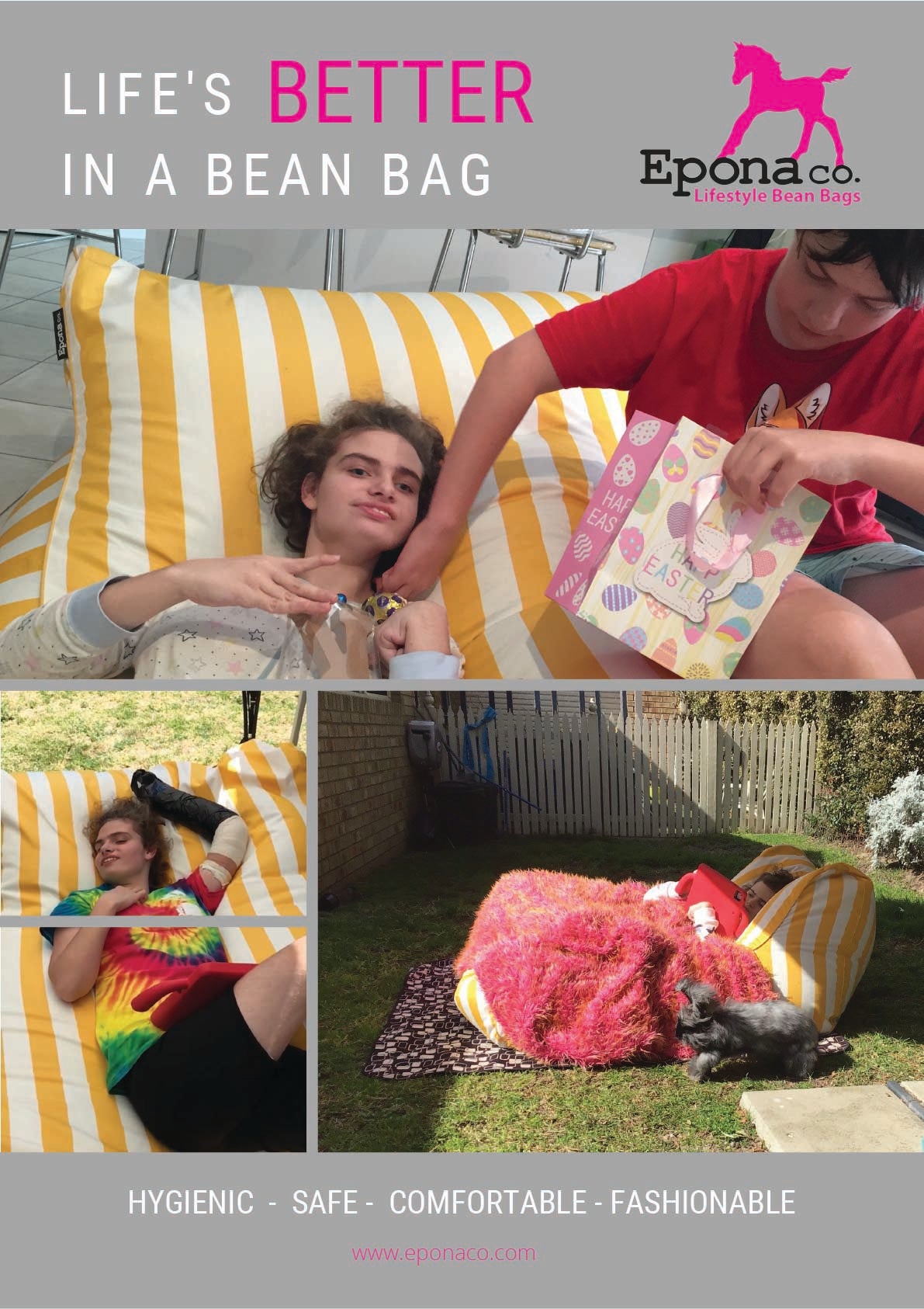 Life's better in a Bean Bag for Kids with Special Needs!